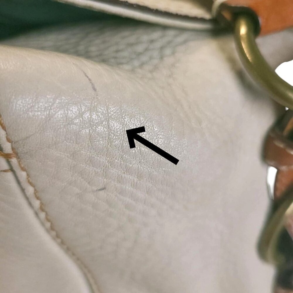 Vintage COACH CHELSEA SATCHEL IVORY/CREAM - Picture 7 of 9